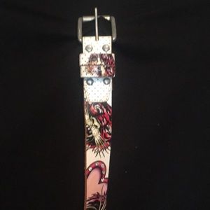 Ed Hardy “Tigers Eye” Belt. M